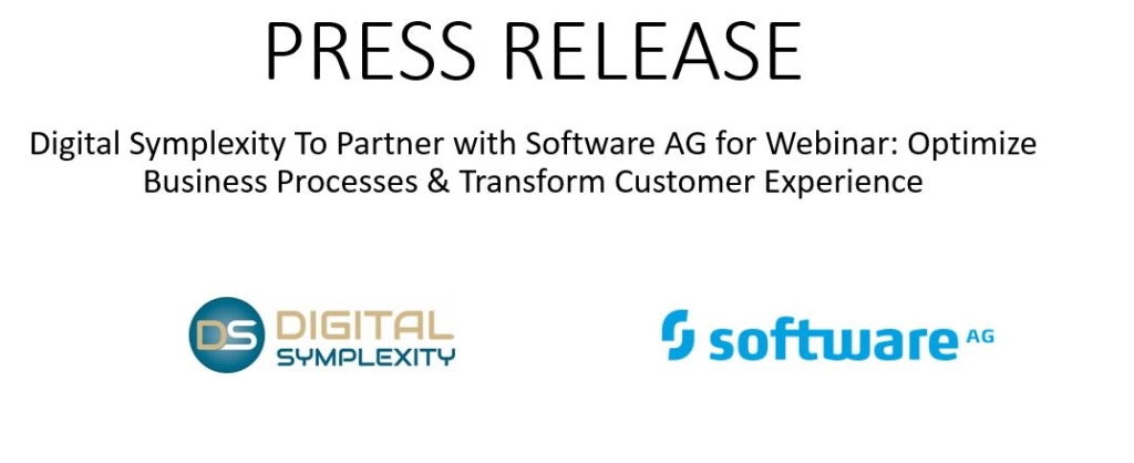 Digital Symplexity to Partner with Software AG for Webinar