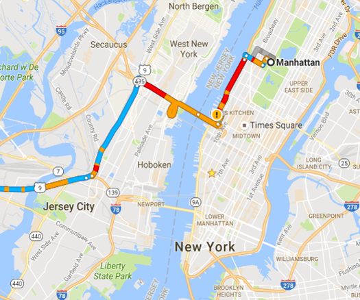 Process Mining compared to Mobile device maps 3